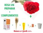 Rosa sense muntar + complements (bosses BIODEGRADABLES)