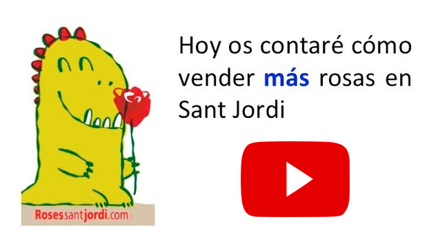 Cómo vender rosas en Sant Jordi (y sacarle partido)