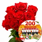 Pack 200 Rosas (1,47 € X rosa)