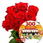 Pack 300 Roses (1,45 € X rosa)