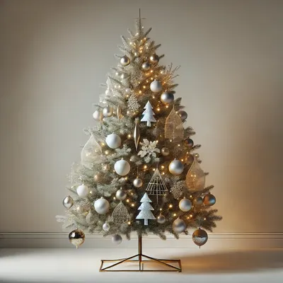 Arbol de navidad moderno