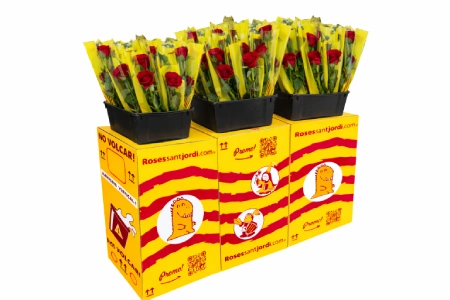 CAJA EXPOSITOR ROSAS DE SANT JORDI
