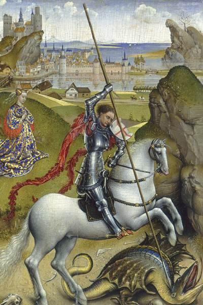 llegenda de Sant Jordi i la princesa Cleodolinda