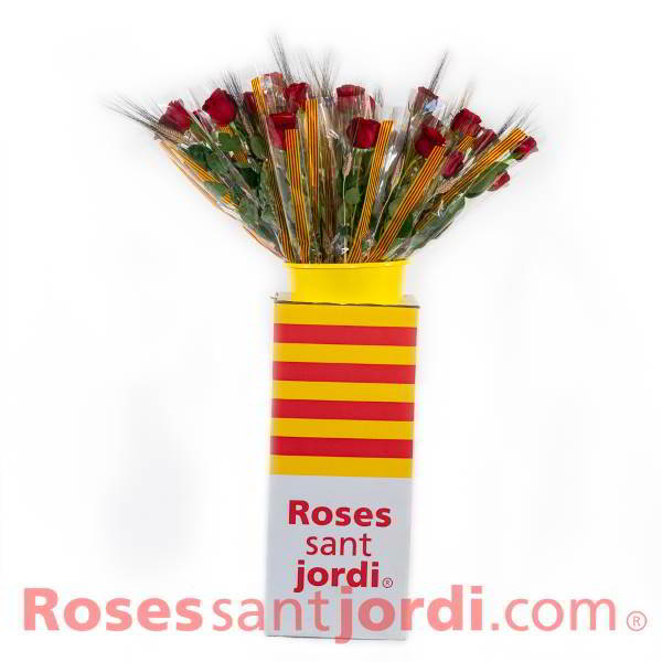 Rosa Sant Jordi Expositor