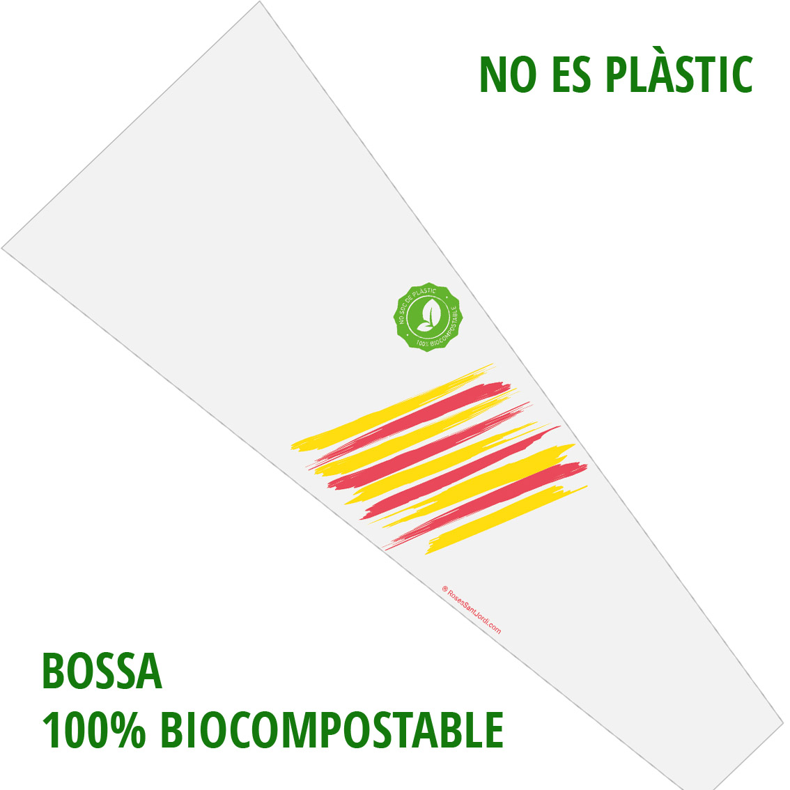 Bossa roses Sant Jordi Biocompostable