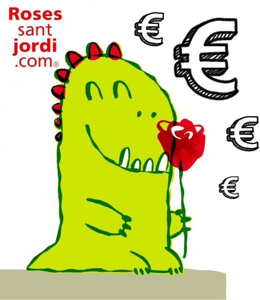 vendre roses sant jordi