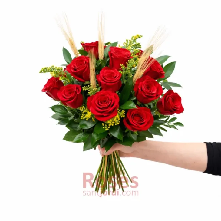 Ramo Sant Jordi 12 rosas a domicilio