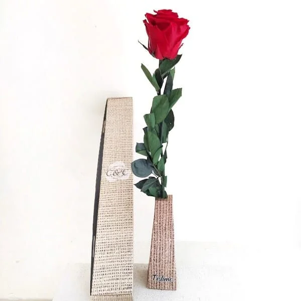 Rosa de San Valentin eterna roja online